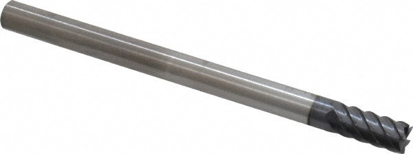 1/4" 6-Flute Solid Carbide Square End Mill, AlTiN - SGS 36140