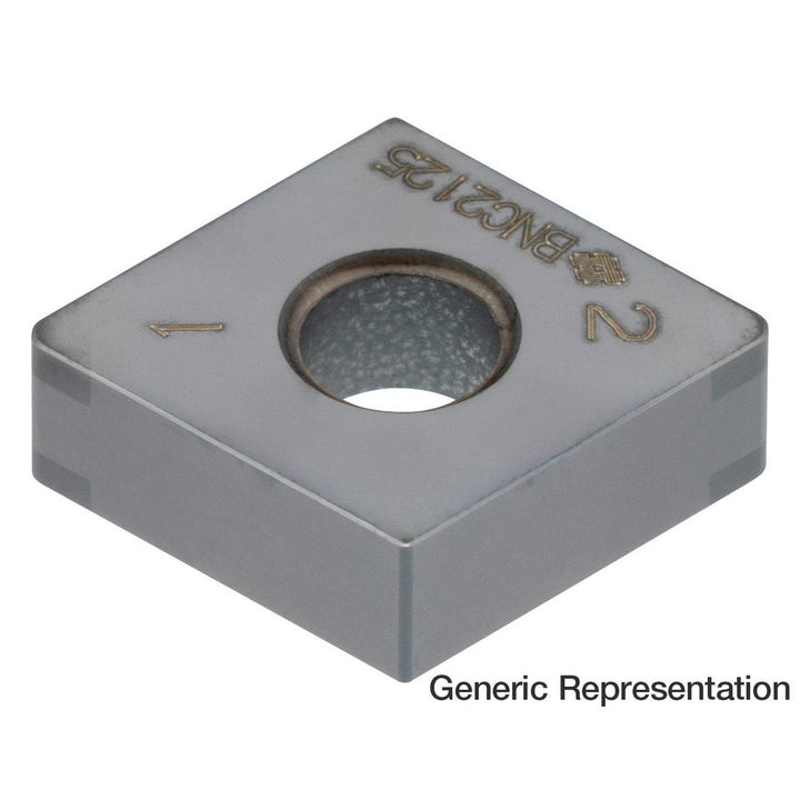 4NC-CNGA120412 Polycrystalline Cubic Boron Nitride Insert, Grade BNC200, TiN - Sumitomo 16DTCEC