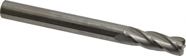1/4" 4-Flute Solid Carbide Corner Radius End Mill - SGS 38025
