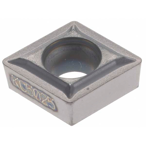 C - Diamond (Rhombic) 80-Deg 1/4" IC Carbide Insert, Grade KC5025, TiAlN - Kennametal 2425660