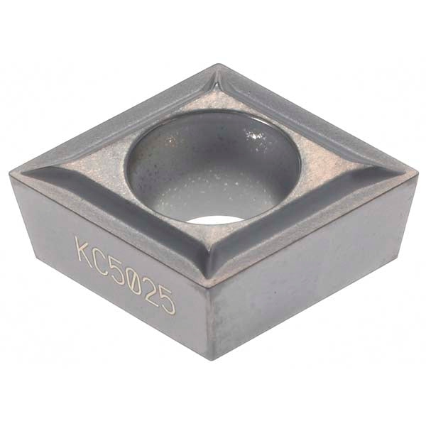 C - Diamond (Rhombic) 80-Deg 3/8" IC Carbide Insert, Grade KC5025, TiAlN - Kennametal 2425662