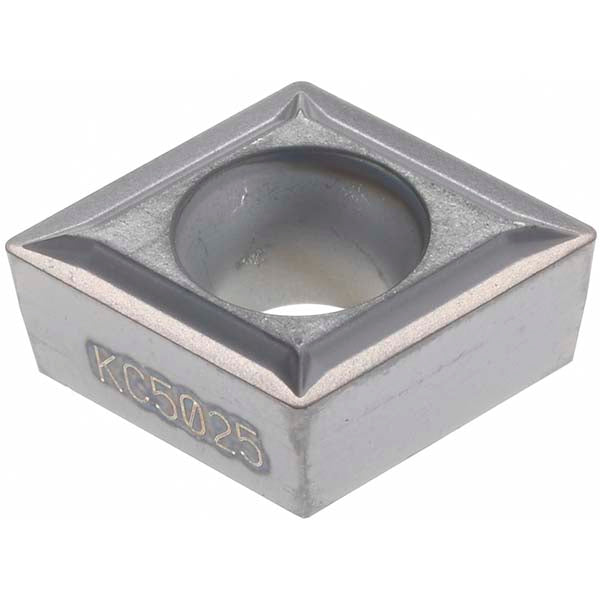 C - Diamond (Rhombic) 80-Deg 3/8" IC Carbide Insert, Grade KC5025, TiAlN - Kennametal 2425773