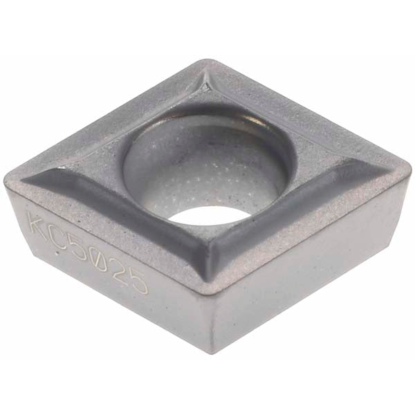 C - Diamond (Rhombic) 80-Deg 1/4" IC Carbide Insert, Grade KC5025, TiAlN - Kennametal 2425781