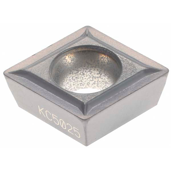 C - Diamond (Rhombic) 80-Deg 3/8" IC Carbide Insert, Grade KC5025, TiAlN - Kennametal 2425784