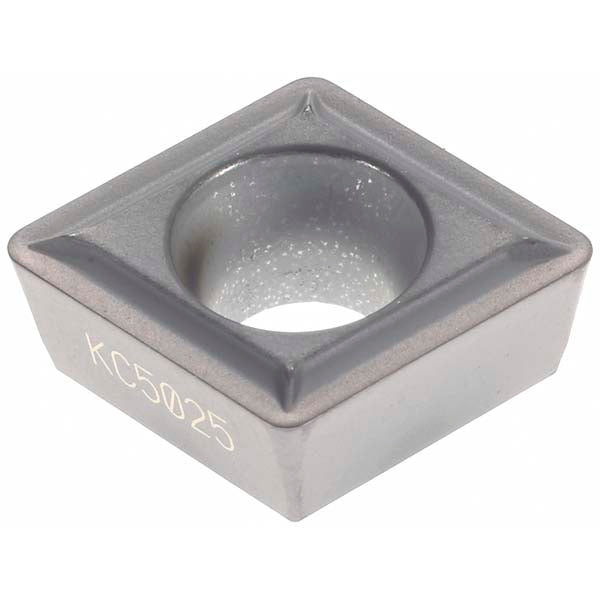 C - Diamond (Rhombic) 80-Deg 3/8" IC Carbide Insert, Grade KC5025, TiAlN - Kennametal 2425785