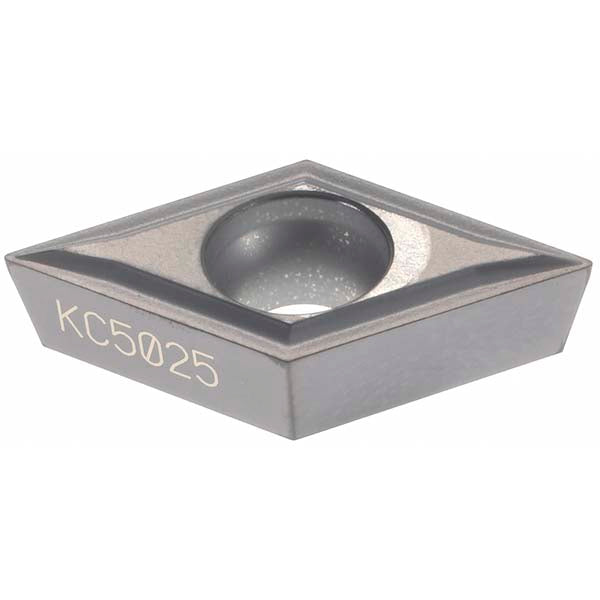 D - Diamond (Rhombic) 55-Deg 3/8" IC Carbide Insert, Grade KC5025, TiAlN - Kennametal 2425844
