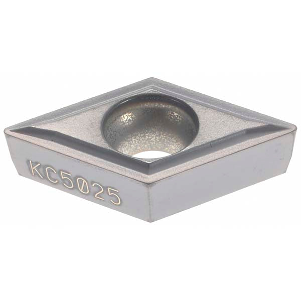 D - Diamond (Rhombic) 55-Deg 3/8" IC Carbide Insert, Grade KC5025, TiAlN - Kennametal 2425845