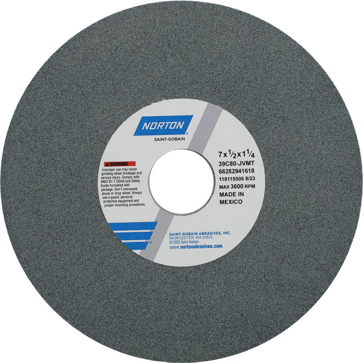 7 x 1/2" 80-Grit Silicon Carbide Grinding & Cutoff Wheel - Norton 66252941618