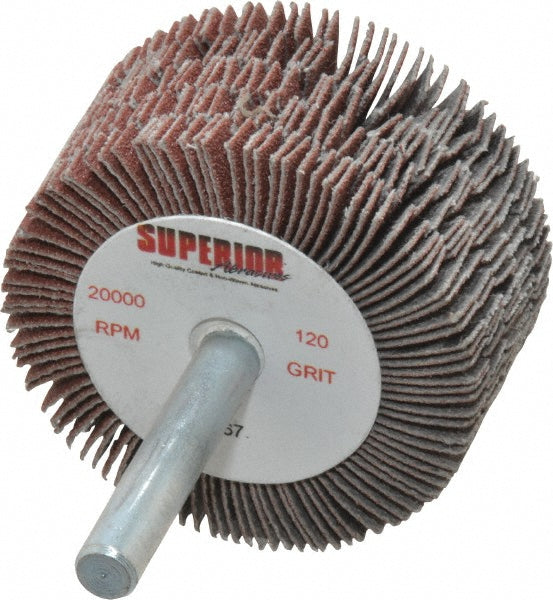 120-Grit Aluminum Oxide Flap Wheel - Superior Abrasives A009529