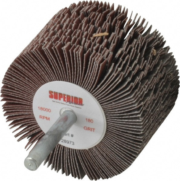 180-Grit Aluminum Oxide Flap Wheel - Superior Abrasives A009548