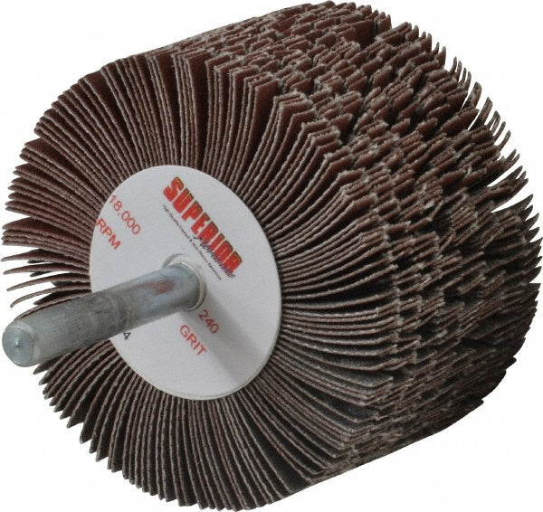 240-Grit Aluminum Oxide Flap Wheel - Superior Abrasives A009549