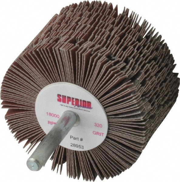 320-Grit Aluminum Oxide Flap Wheel - Superior Abrasives A009546