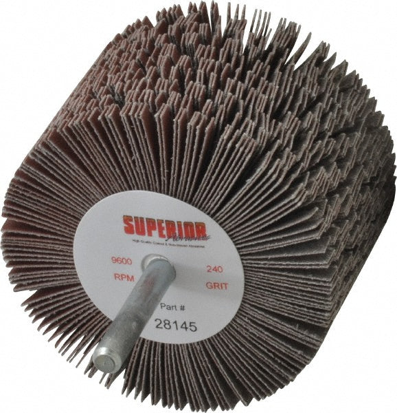 240-Grit Aluminum Oxide Flap Wheel - Superior Abrasives A009569