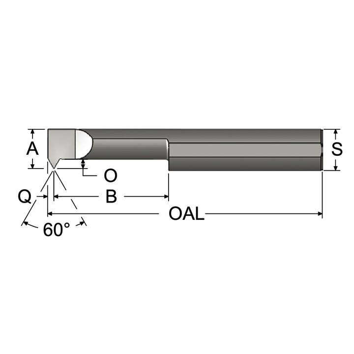 Single Point Threading Tools - Scientific Cutting Tools TT200800A