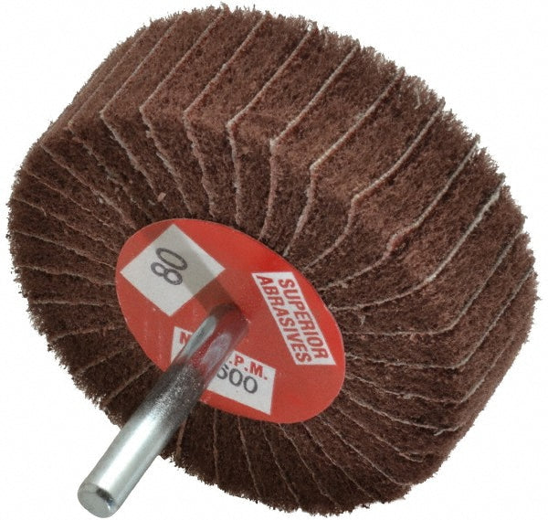 80-Grit Aluminum Oxide Flap Wheel - Superior Abrasives A008584