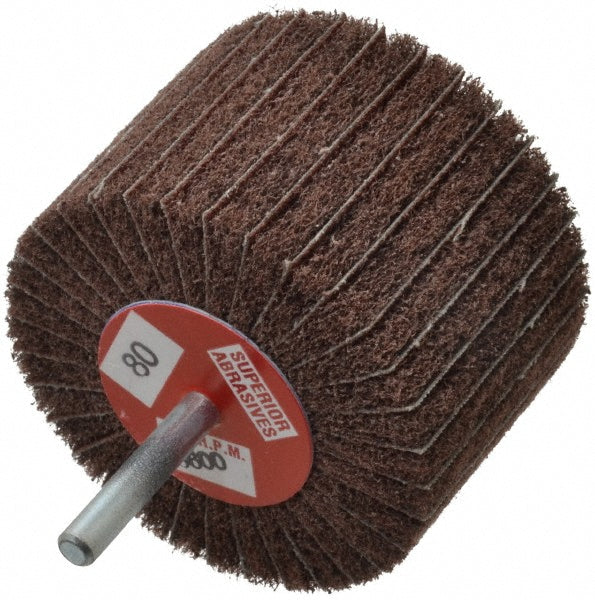 80-Grit Aluminum Oxide Flap Wheel - Superior Abrasives A023591