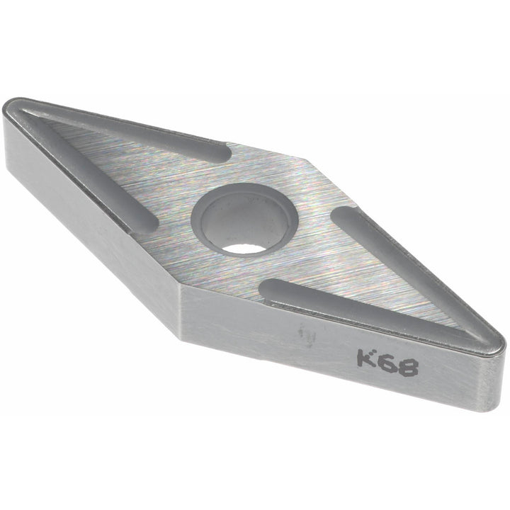 V - Diamond (Rhombic) 35-Deg 1/2" IC Carbide Insert, Grade K68 - Kennametal 1160071