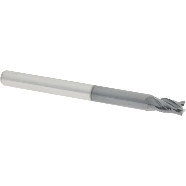 7/64" 4-Flute Solid Carbide Square End Mill, AlTiN - Accupro 12182777