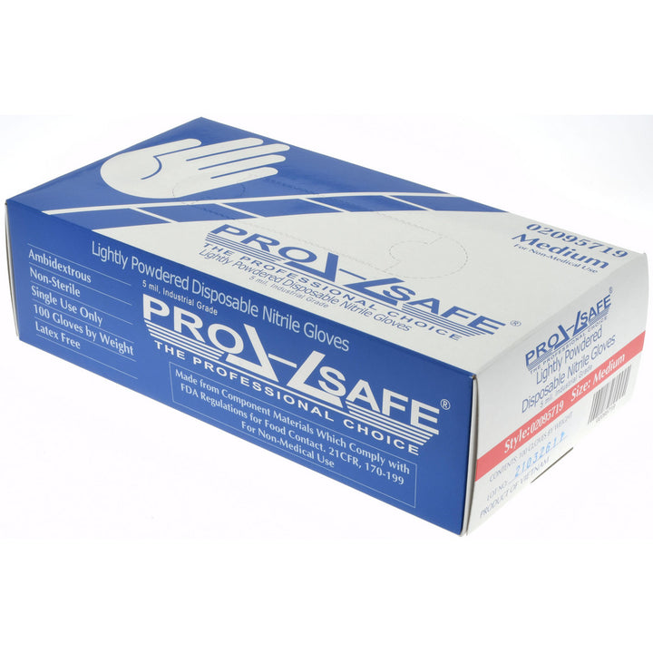 Blue Nitrile Gloves - PRO-SAFE PS-63-332/M