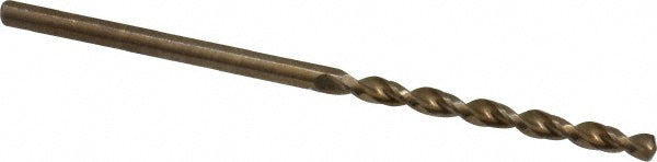 0.0787" Cobalt Drill Bit, Gold; Oxide, 135° point - Cleveland C16585