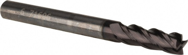 0.2362" 4-Flute Solid Carbide Square End Mill, TiAlN - OSG HP441-2362