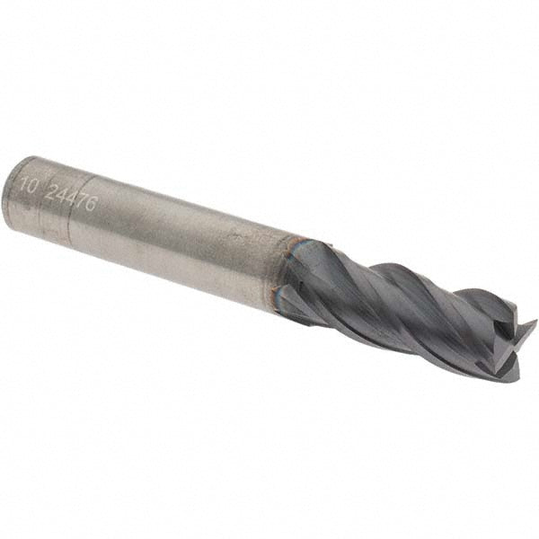 0.3937" 4-Flute Solid Carbide Square End Mill, TiAlN - OSG HP441-3937