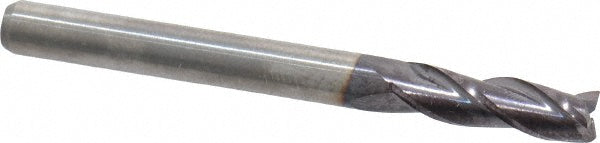 3/16" 3-Flute Solid Carbide Square End Mill, TiAlN - M.A. Ford. 11618750A