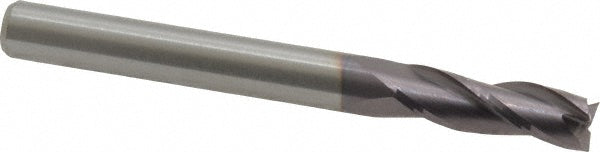 1/4" 3-Flute Solid Carbide Square End Mill, TiAlN - M.A. Ford. 11625000A