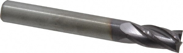1/4" 4-Flute Solid Carbide Square End Mill, TiAlN - M.A. Ford. 16325000A