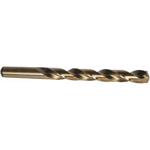 35/64" Cobalt Drill Bit, Straw, 135° point - Precision Twist Drill 5998198