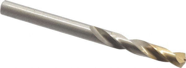 11/64" HSS Screw Machine Drill Bit, TiN, 135° point - Dormer Pramet 5967277