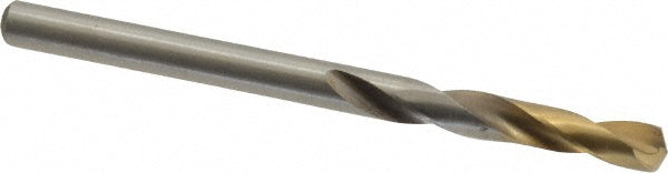 9/64" HSS Screw Machine Drill Bit, TiN, 135° point - Dormer Pramet 5966963