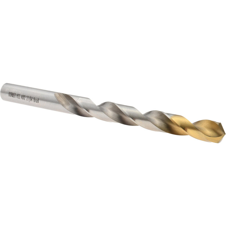 27/64" HSS Drill Bit, TiN, 118° point - Dormer Pramet 5966625