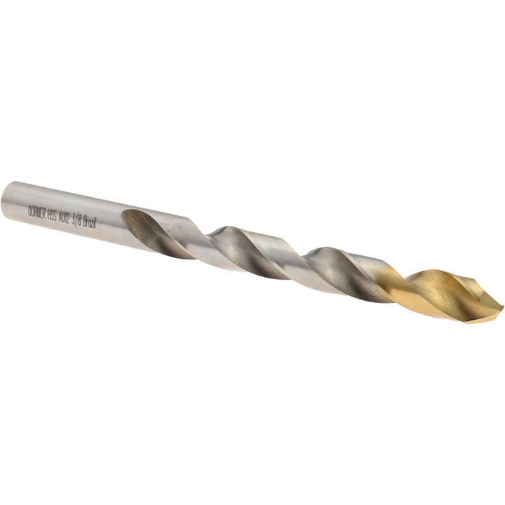 3/8" HSS Drill Bit, TiN, 118° point - Dormer Pramet 5966637