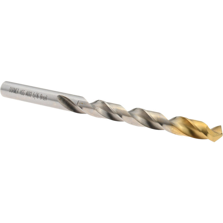 5/16" HSS Drill Bit, TiN, 118° point - Dormer Pramet 5966676