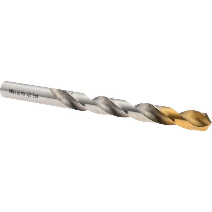 7/16" HSS Drill Bit, TiN, 118° point - Dormer Pramet 5966699