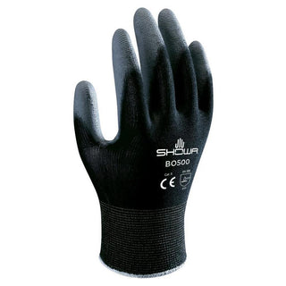 Black; Gray General Purpose Gloves - SHOWA BO500B-S