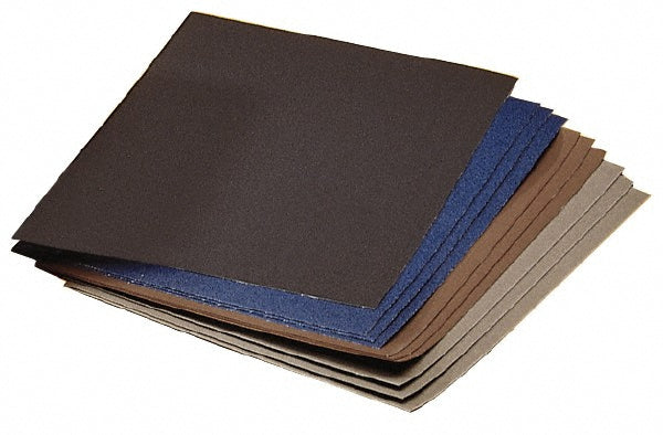 600-Grit Aluminum Oxide Sanding Sheets & Block - 3M 7000028325