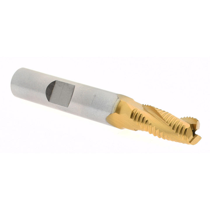 0.3125" 3-Flute Cobalt Single End Mill, TiN - Hertel 02477305