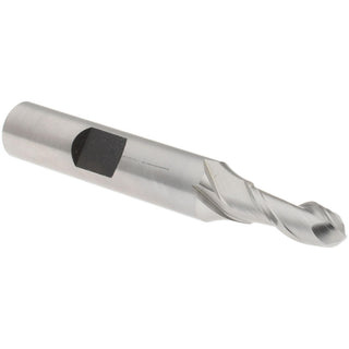 1/4" 2-Flute High Speed Steel Ball End Mill - Hertel E111001601