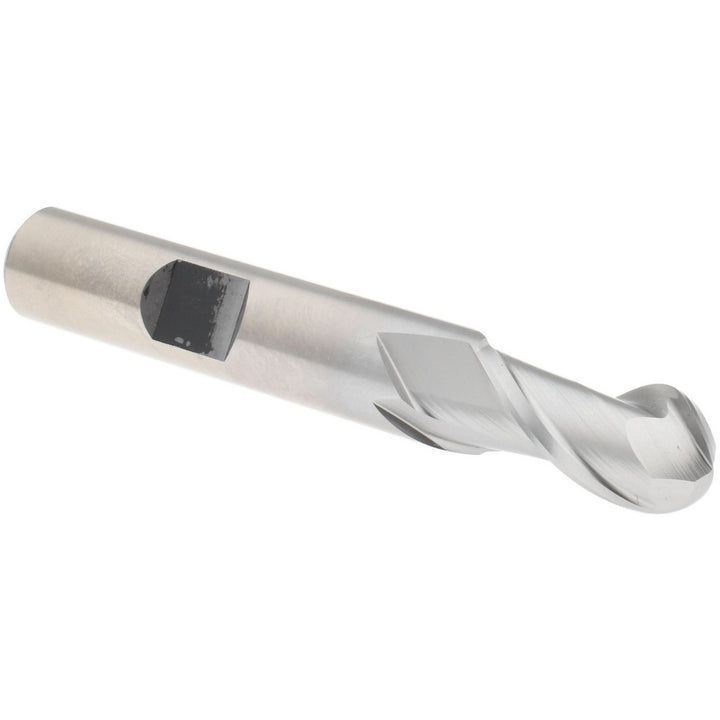 3/8" 2-Flute High Speed Steel Ball End Mill - Hertel E111002401