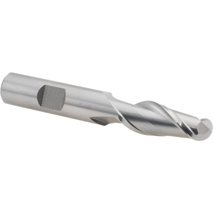 1/2" 2-Flute High Speed Steel Ball End Mill - Hertel E111003201