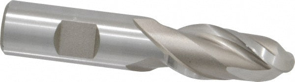 3/4" 2-Flute High Speed Steel Ball End Mill - Hertel E111004802