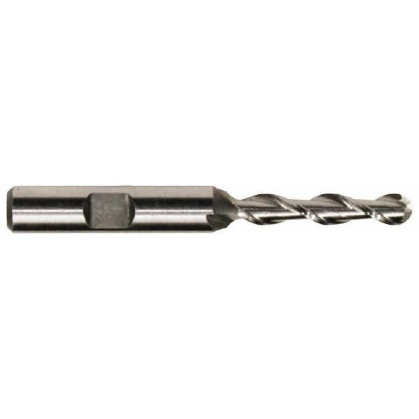 3/4" 2-Flute High Speed Steel Ball End Mill - Hertel E111104801