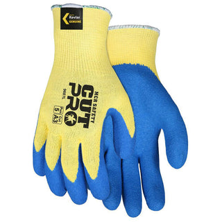 Large Yellow Kevlar Cut-Resistant Gloves - MCR Safety 9687L