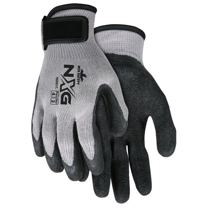 Large Black; White General Purpose Gloves - MCR Safety 9688VL