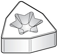 W - Trigon 80-Deg 1/2" IC Ceramic Insert, Grade KY3500 - Kennametal 1787513