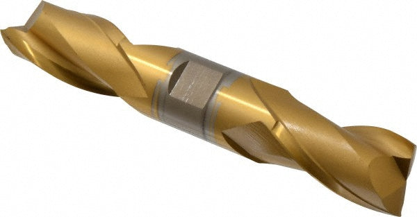 1" 2-Flute Cobalt Square End Mill, TiN - Hertel E4050064