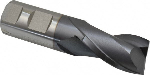 1" 2-Flute Cobalt Square End Mill, TiCN - Hertel E7030064