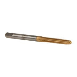 #8-32 UNC High Speed Steel Standard Tap, TiN - Cleveland C55104